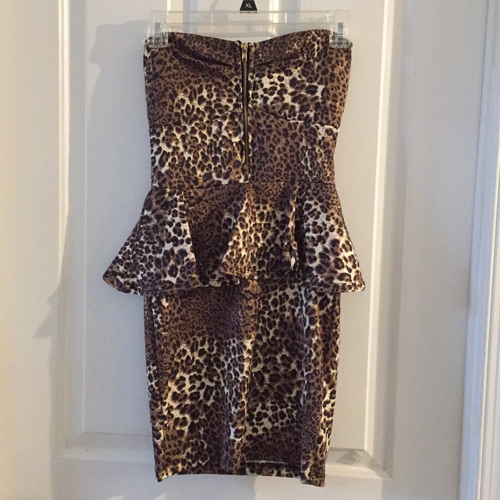 Charlotte Russe 🎉2xHP🎉Leopard Dress - Picture 1 of 7